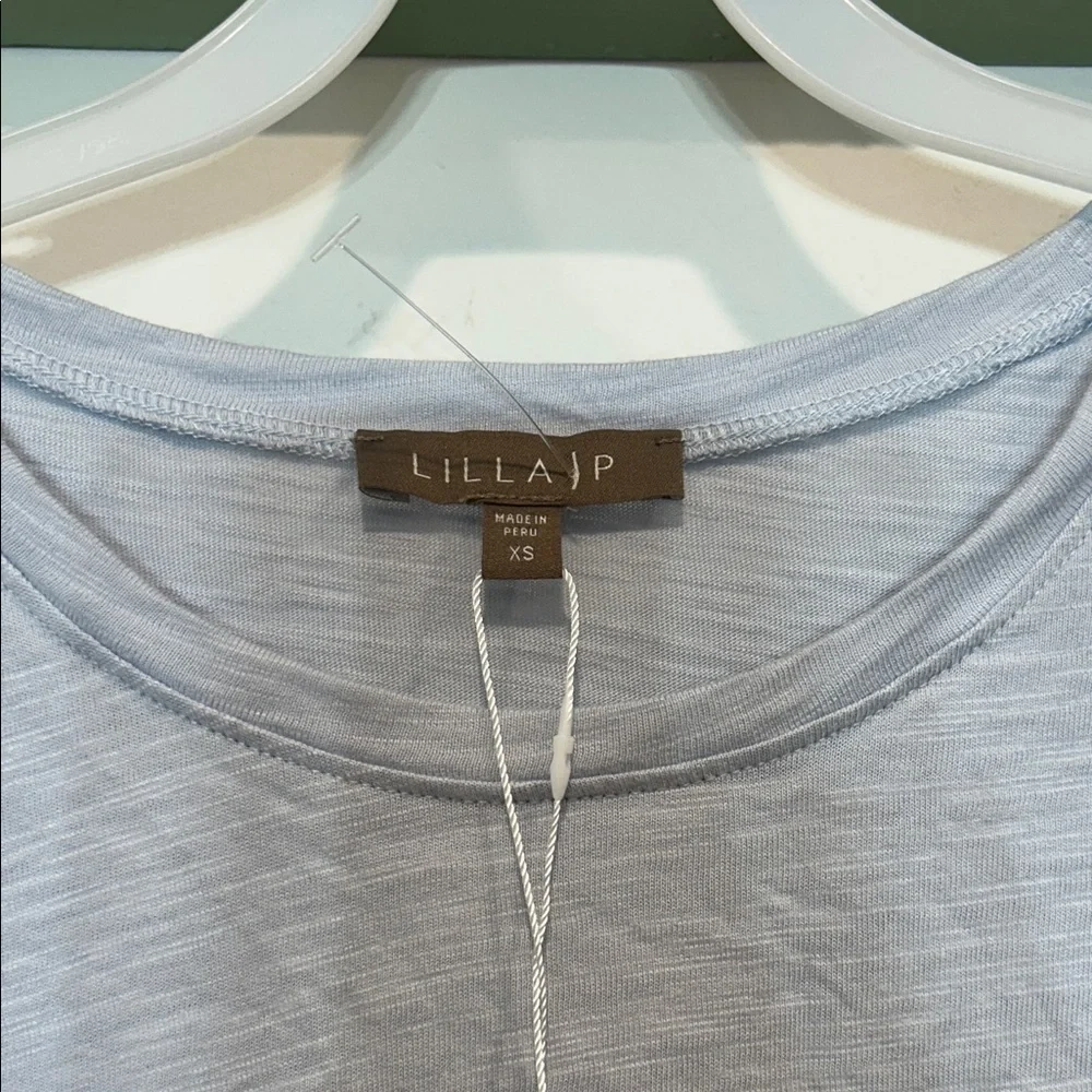 Lilla P women’s XS casual sleeveless slouchy Blue T-shirt cotton modal new w tag